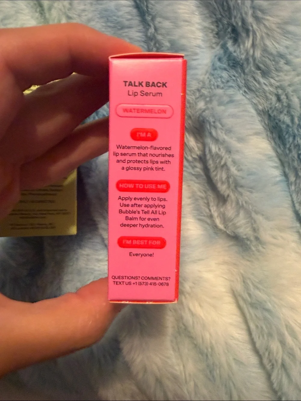 BUBBLE Morning Rays Eye Cream + Talk Back Lip Serum -